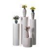 Uniquewise Fiberglass Pillar Column Flower Stand -Photography Props - Cylinder Shape Versatile Pedestal 51 Inch QI004126-51